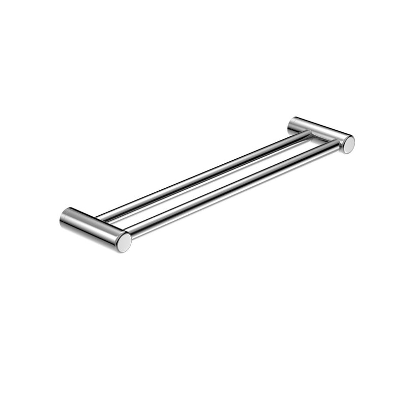 Nero Mecca Care 25mm Double Towel Grab Rail 600mm - Chrome