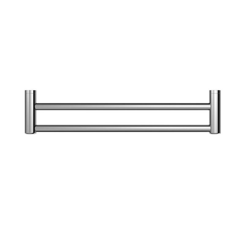 Nero Mecca Care 25mm Double Towel Grab Rail 600mm - Chrome