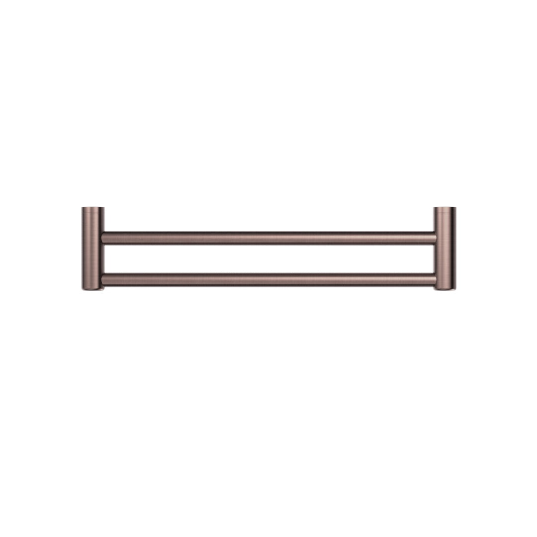 Nero Mecca Care 25mm Double Towel Grab Rail 900mm - Brushed Bronze - NRCR2530DBZ