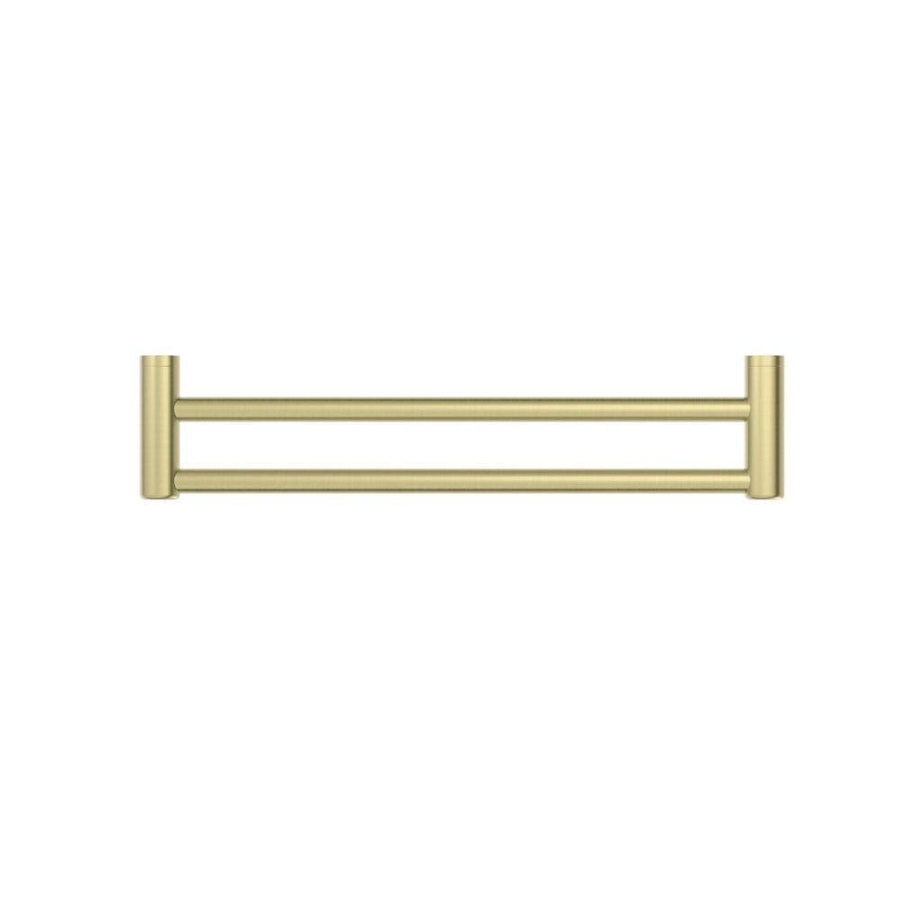 Nero Mecca Care 25mm Double Towel Grab Rail 900mm - Brushed Gold - NRCR2530DBG