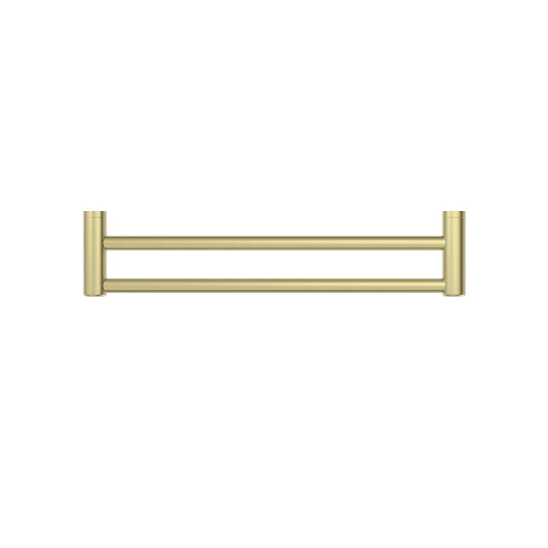 Nero Mecca Care 25mm Double Towel Grab Rail 900mm - Brushed Gold - NRCR2530DBG