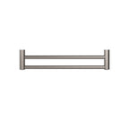 Nero Mecca Care 25mm Double Towel Grab Rail 900mm - Brushed Nickel - NRCR2530DBN