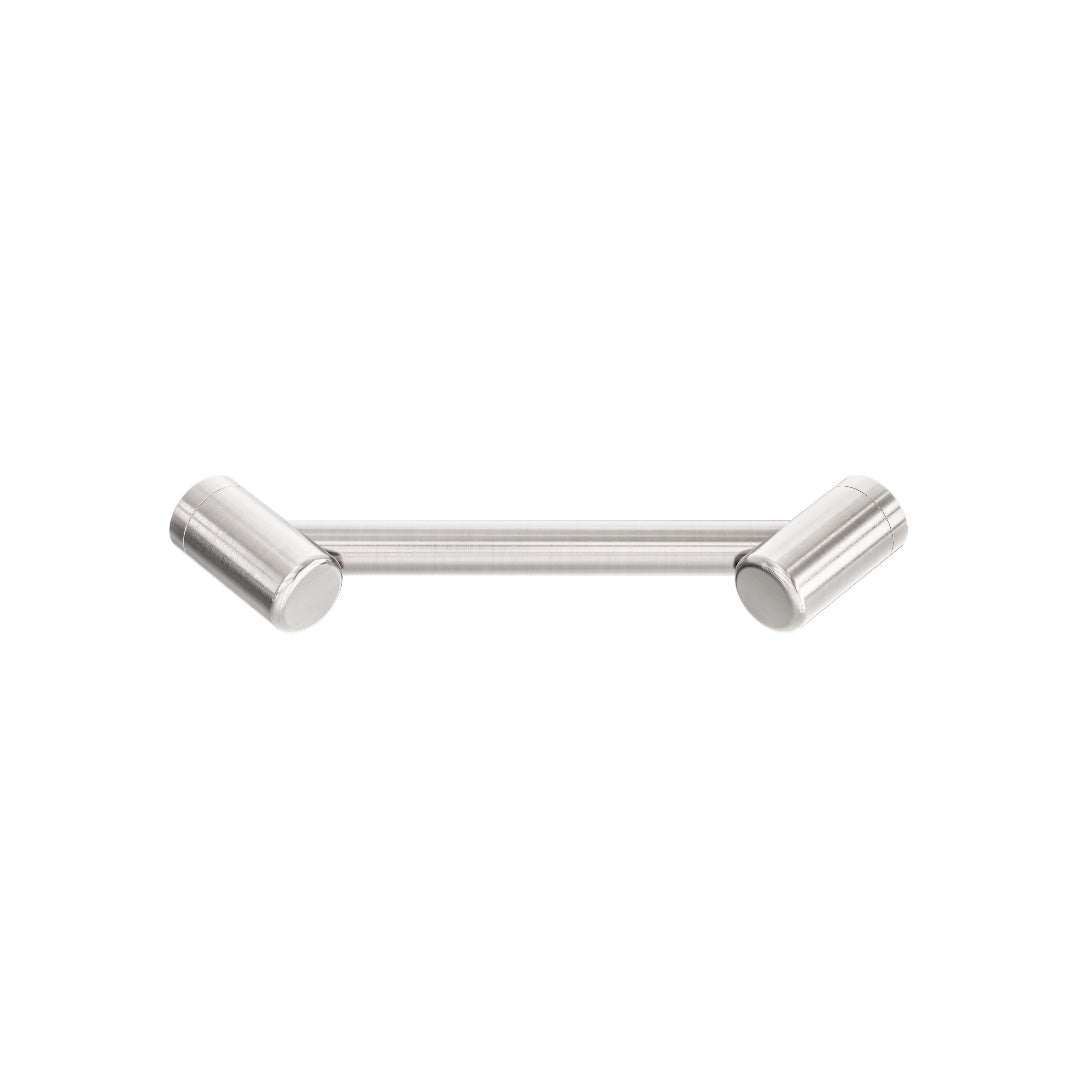 Nero Mecca Care 25mm Footrest Corner Grab Rail 215mm - Brushed Nickel - NRCR2508WBN