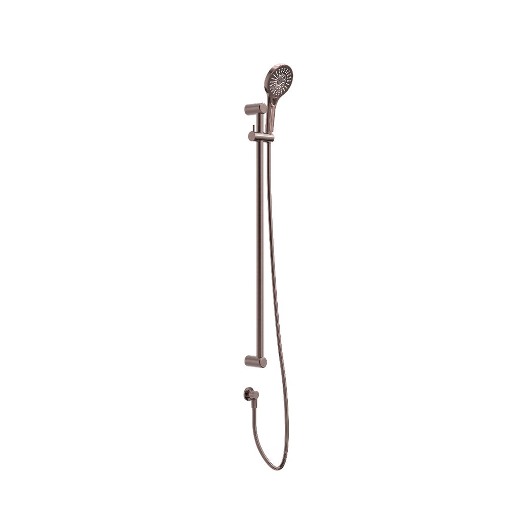 Nero Mecca Care 25mm Grab Rail And Adjustable Shower Rail Set 900mm - Brushed Bronze - NRCS004BZ