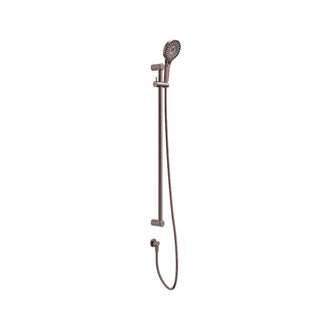 Nero Mecca Care 25mm Grab Rail And Adjustable Shower Rail Set 900mm - Brushed Bronze - NRCS004BZ