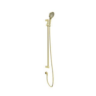 Nero Mecca Care 25mm Grab Rail And Adjustable Shower Rail Set 900mm - Brushed Gold - NRCS004BG