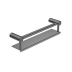 Nero Mecca Care 25mm Grab Rail With Shelf 300mm - Gun Metal - NRCR2512CGM