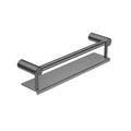 Nero Mecca Care 25mm Grab Rail With Shelf 450mm - Gun Metal - NRCR2518CGM