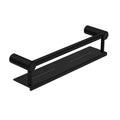 Nero Mecca Care 25mm Grab Rail With Shelf 450mm - Matte Black - NRCR2518CMB