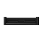 Nero Mecca Care 25mm Grab Rail With Shelf 450mm - Matte Black - NRCR2518CMB