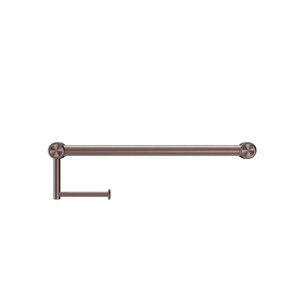 Nero Mecca Care 25mm Toilet Roll Rail 300mm - Brushed Bronze - NRCR2512ABZ
