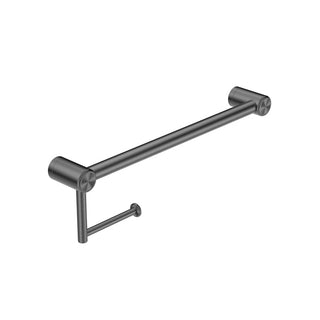 Nero Mecca Care 25mm Toilet Roll Rail 300mm - Gun Metal - NRCR2512AGM