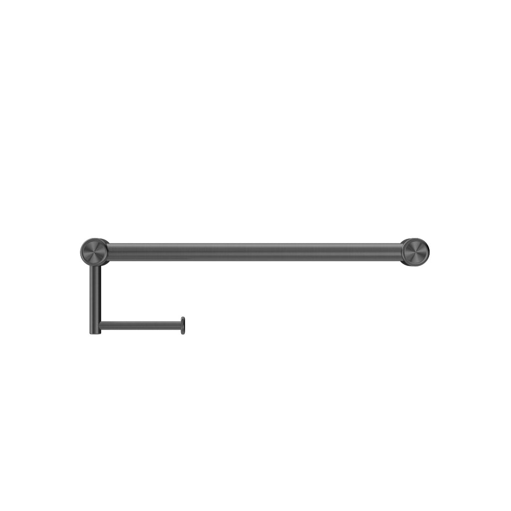 Nero Mecca Care 25mm Toilet Roll Rail 300mm - Gun Metal - NRCR2512AGM