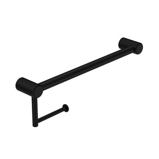 Nero Mecca Care 25mm Toilet Roll Rail 300mm - Matte Black - NRCR2512AMB
