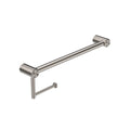 Nero Mecca Care 25mm Toilet Roll Rail 450mm - Brushed Nickel - NRCR2518ABN