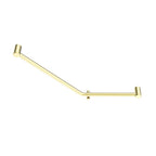 Nero Mecca Care 32mm Ambulant 45 Degree Bent Tube Grab Rail 450X650mm - Brushed Gold - NRCR3245DBG