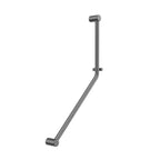 Nero Mecca Care 32mm Ambulant 45 Degree Bent Tube Grab Rail 450X650mm - Gun Metal - NRCR3245DGM