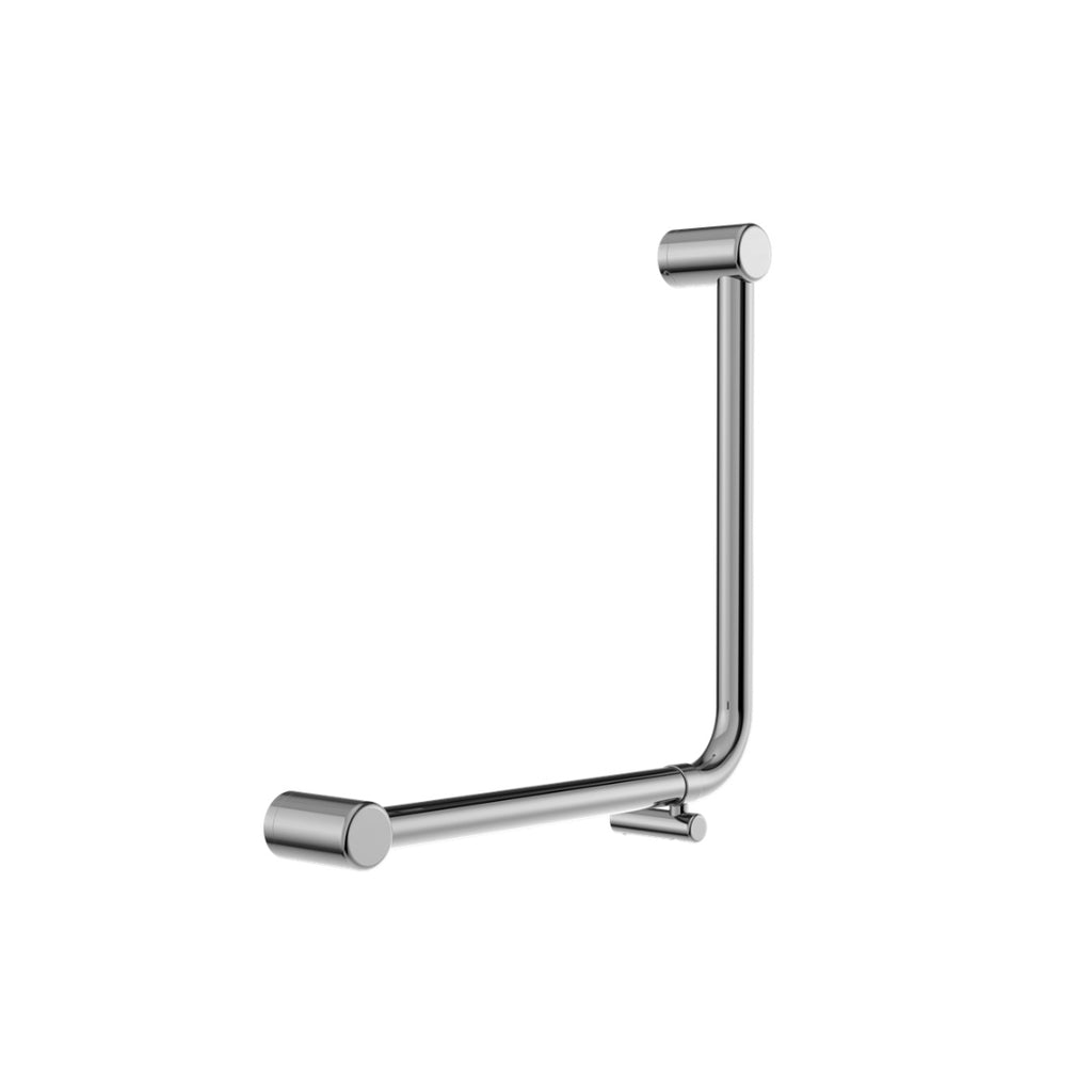 Nero Mecca Care 32mm Ambulant 90 Degree Bent Tube Grab Rail 450X450mm - Chrome - NRCR3290DCH