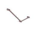 Nero Mecca Care 32mm Ambulant Toilet Grab Rail 45 Degree 750X450mm - Brushed Bronze - NRCR3245ABZ