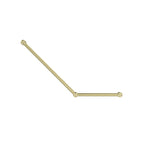 Nero Mecca Care 32mm Ambulant Toilet Grab Rail 45 Degree 750X450mm - Brushed Gold - NRCR3245ABG