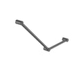 Nero Mecca Care 32mm Ambulant Toilet Grab Rail 45 Degree 750X450mm - Gun Metal - NRCR3245AGM