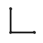 Nero Mecca Care 32mm Ambulant Toilet Grab Rail 90 Degree 450X450mm - Matte Black - NRCR3290AMB