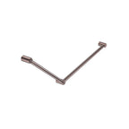 Nero Mecca Care 32mm Dda Grab Rail Set 45 Degree 750X900mm - Brushed Bronze - NRCR3245BZ