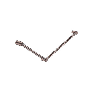 Nero Mecca Care 32mm Dda Grab Rail Set 45 Degree 750X900mm - Brushed Bronze - NRCR3245BZ