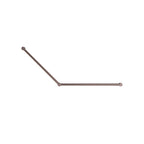 Nero Mecca Care 32mm Dda Grab Rail Set 45 Degree 750X900mm - Brushed Bronze - NRCR3245BZ
