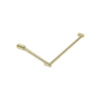 Nero Mecca Care 32mm Dda Grab Rail Set 45 Degree 750X900mm - Brushed Gold - NRCR3245BG