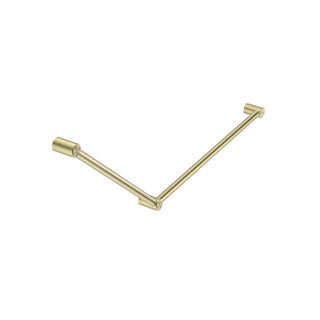 Nero Mecca Care 32mm Dda Grab Rail Set 45 Degree 750X900mm - Brushed Gold - NRCR3245BG
