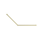 Nero Mecca Care 32mm Dda Grab Rail Set 45 Degree 750X900mm - Brushed Gold - NRCR3245BG