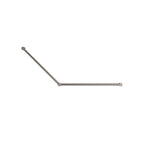 Nero Mecca Care 32mm Dda Grab Rail Set 45 Degree 750X900mm - Brushed Nickel - NRCR3245BN