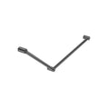 Nero Mecca Care 32mm Dda Grab Rail Set 45 Degree 750X900mm - Gun Metal - NRCR3245GM