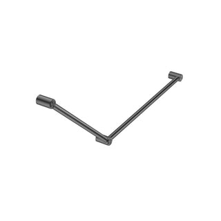 Nero Mecca Care 32mm Dda Grab Rail Set 45 Degree 750X900mm - Gun Metal - NRCR3245GM