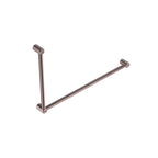 Nero Mecca Care 32mm Dda Grab Rail Set 90 Degree 600X1000mm - Brushed Bronze - NRCR3290BZ