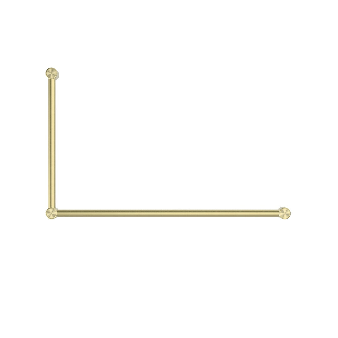 Nero Mecca Care 32mm Dda Grab Rail Set 90 Degree 600X1000mm - Brushed Gold - NRCR3290BG