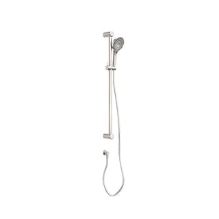 Nero Mecca Care 32mm Grab Rail And Adjustable Shower Rail Set 900mm - Brushed Nickel - NRCS005BN