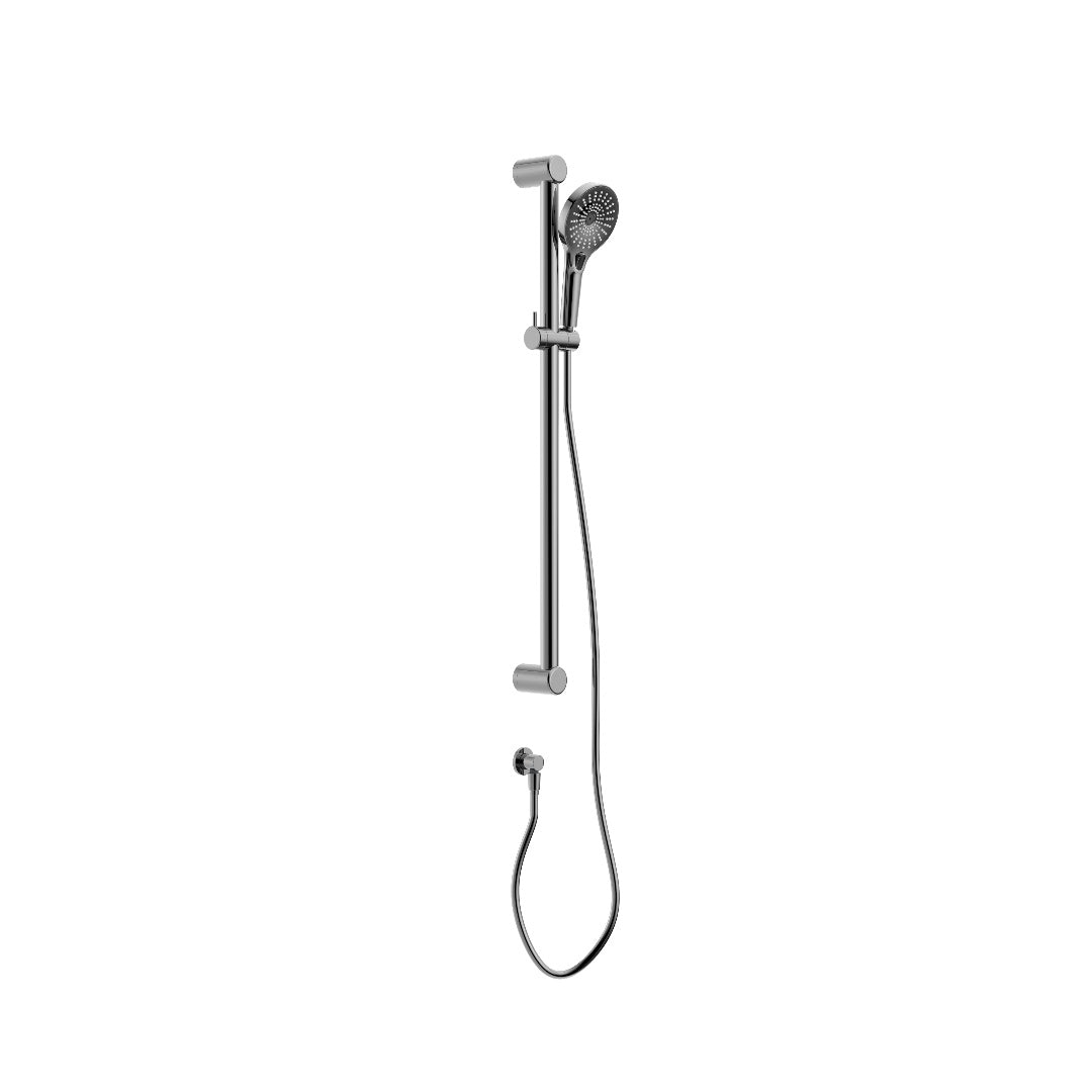 Nero Mecca Care 32mm Grab Rail And Adjustable Shower Rail Set 900mm - Chrome - NRCS005CH