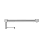Nero Mecca Care 32mm Grab Rail With Toilet Roll Holder 450mm - Chrome - NRCR3218ACH