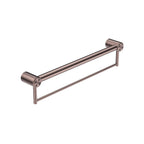 Nero Mecca Care 32mm Grab Rail With Towel Holder 300mm - Brushed Bronze - NRCR3212BBZ