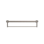 Nero Mecca Care 32mm Grab Rail With Towel Holder 600mm - Brushed Nickel - NRCR3224BBN