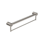 Nero Mecca Care 32mm Grab Rail With Towel Holder 900mm - Brushed Nickel - NRCR3230BBN