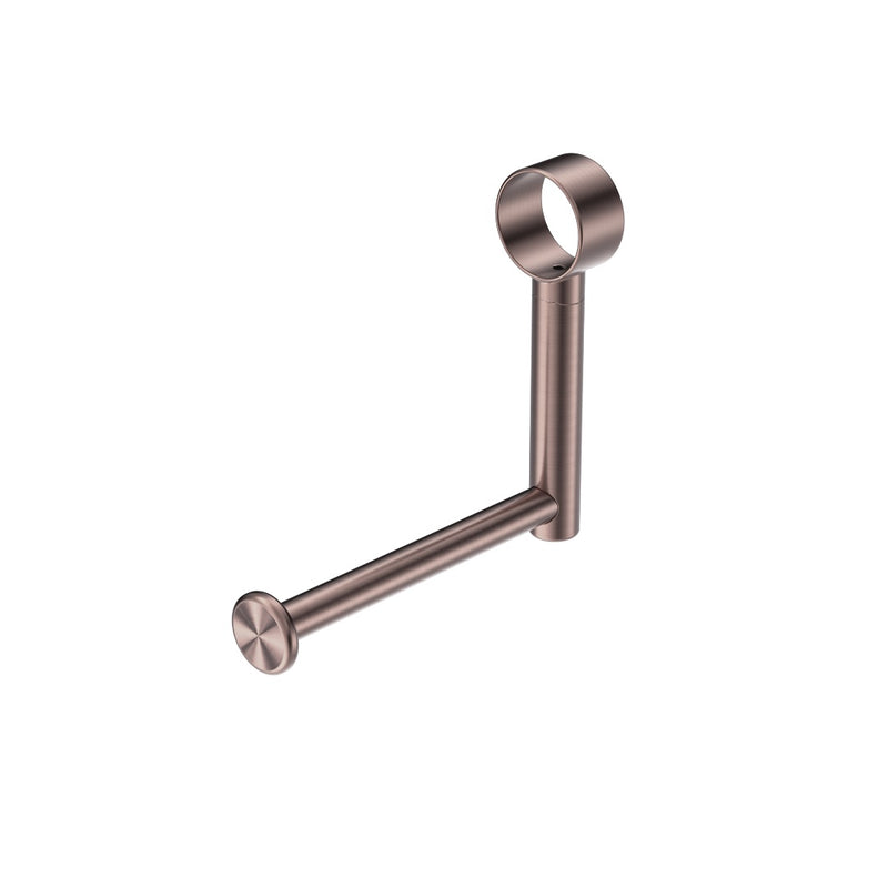 Nero Mecca Care Add On Toilet Roll Holder - Brushed Bronze