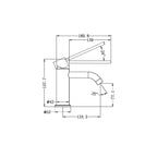 Nero Mecca Care Basin Mixer - Brushed Nickel - NR221901dBN