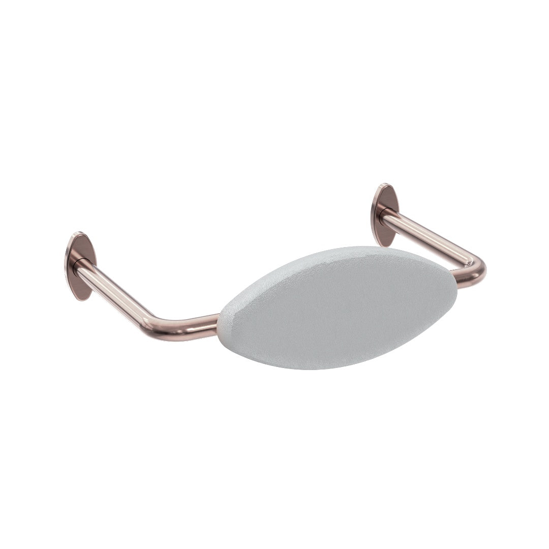 Nero Mecca Care Dda Toilet Backrest - Brushed Bronze - NRCR0001BZ