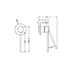 Nero Mecca Care Shower Mixer Includes In-Wall Body - Brushed Bronze - NR221911xBZ