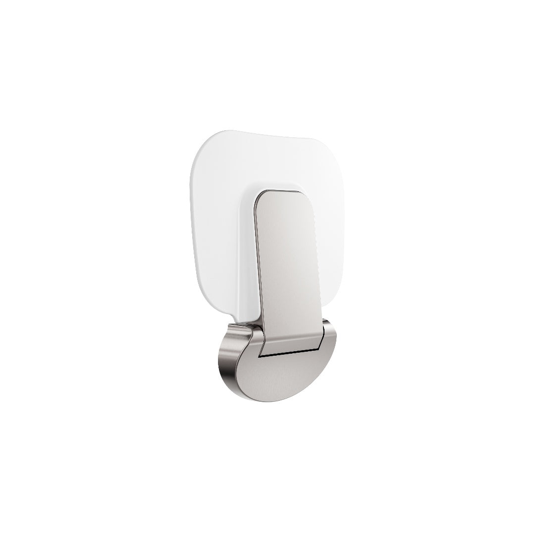 Nero Mecca Care Shower Seat 400X330mm - Brushed Nickel - NRCR0003BN
