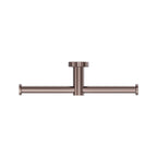Nero Mecca Double Toilet Roll Holder - Brushed Bronze - NR1986DBZ