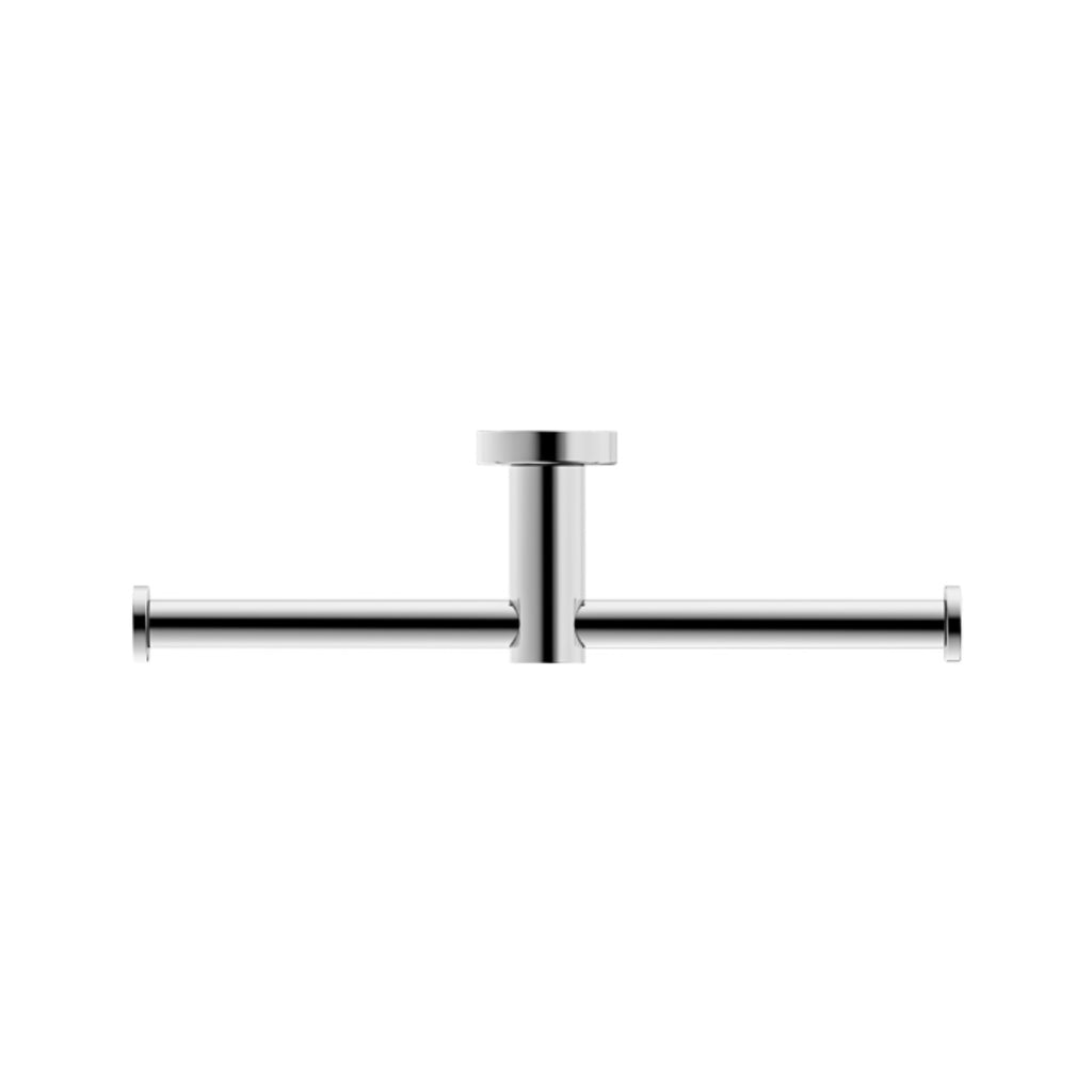 Nero Mecca Double Toilet Roll Holder - Chrome - NR1986DCH